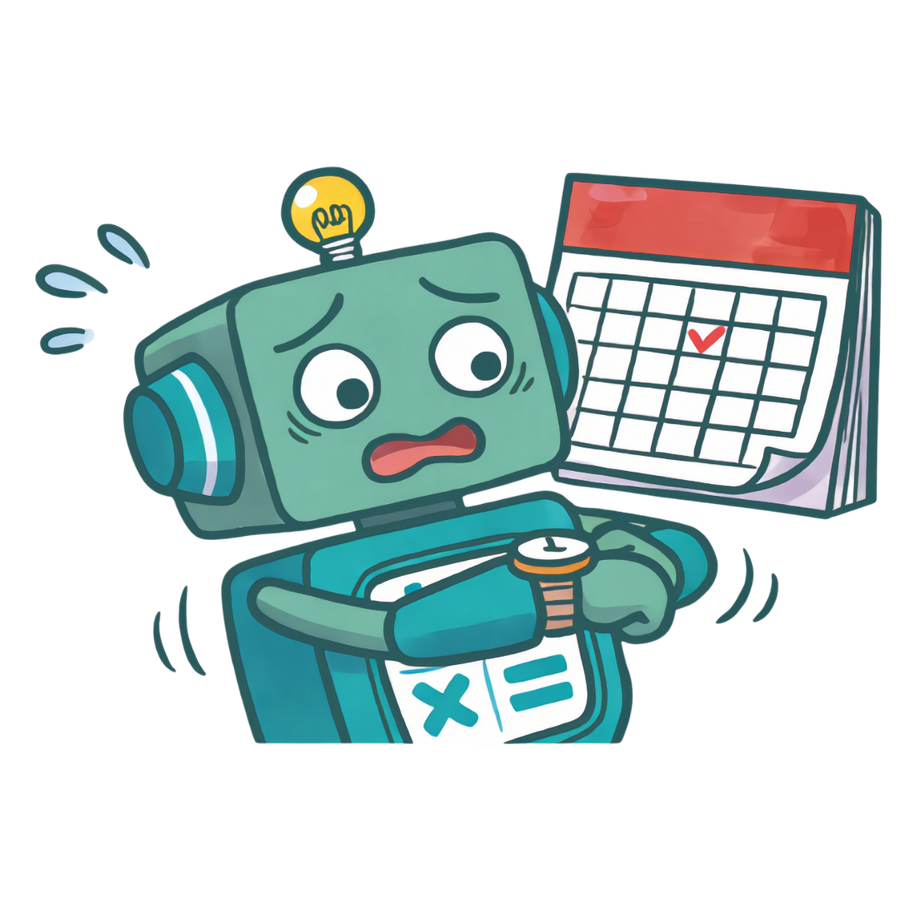 申告期限に焦るスマートくん